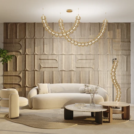 Lampa wisząca Golden Cage MOD216PL-L55G3K- Maytoni