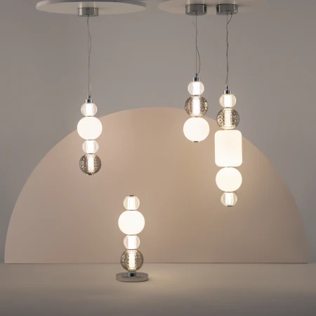 Lampa stylowa wisząca – Collar P069PL-L17CH3K - Maytoni