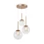 Lampa wisząca Basic form MOD521PL-03G- Maytoni