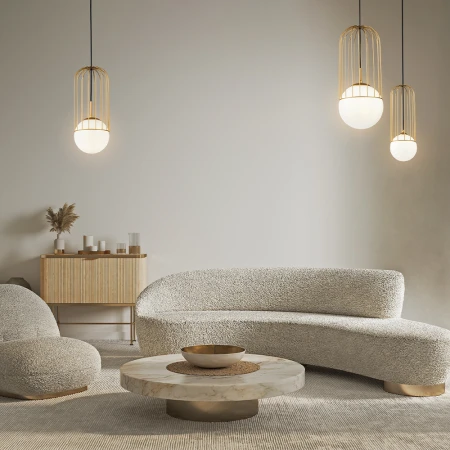 Lampa loft wisząca TELFORD P362PL-01G – Maytoni
