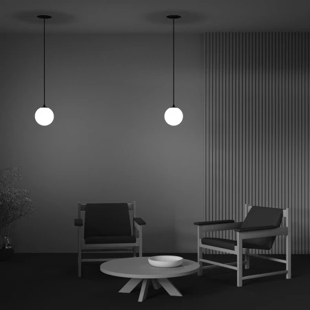 Lampa wisząca wpuszczana LUNA P039PL-5W4K-20INS-B - Maytoni