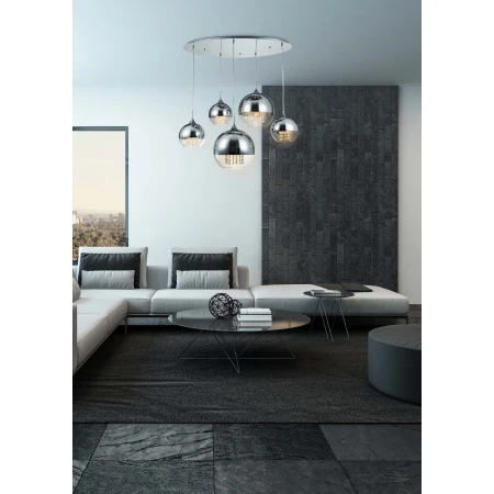 Lampa designerska wisząca FERMI P140-PL-170-5-N - Maytoni