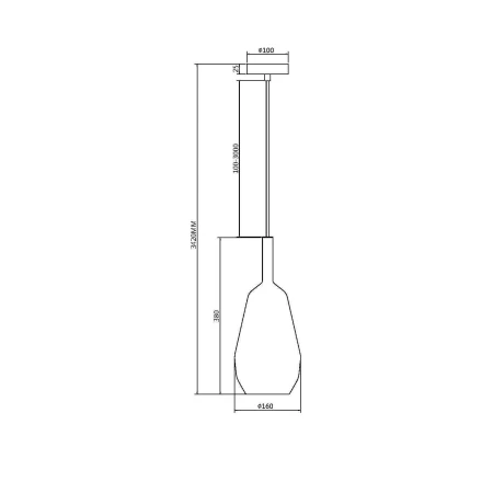 Lampa wisząca Duality MOD271PL-01B7- Maytoni