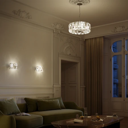 Lampa kryształowa wisząca – Puntes MOD043PL-06G - Maytoni