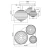 Lampa sufitowa Reels MOD268CL-03G- Maytoni