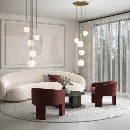 Lampa wisząca Basic form MOD321PL-05G - Maytoni