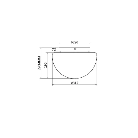Lampa sufitowa Glassy MOD270CL-01B- Maytoni