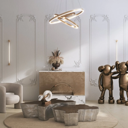 Lampa wisząca Rim MOD058PL-L74BK - Maytoni