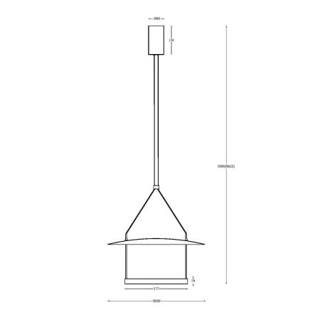 Lampa wisząca Ambience MOD280PL-L30B3K- Maytoni