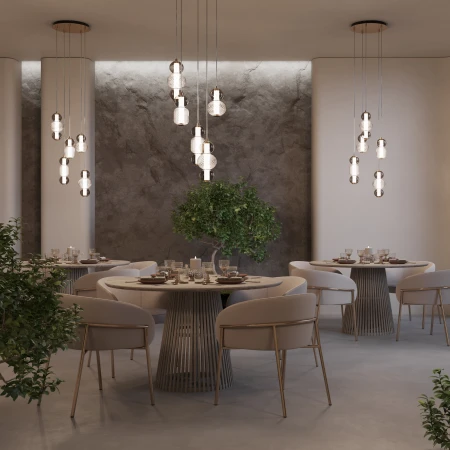 Lampa wisząca Drop MOD273PL-L80CH3K- Maytoni