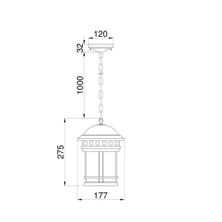 Lampa wisząca – Salamanca O031PL-01BR - Maytoni
