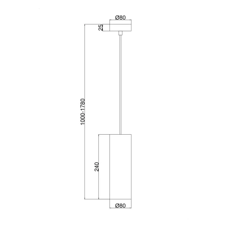 Lampa wisząca nowoczesna – Gioia P011PL-01G - Maytoni