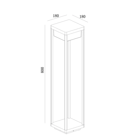 Lampa stojąca ogrodowa – Baker Street O021FL-L10B3K - Maytoni