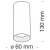 Lampa sufitowa Focus C010CL-01MG - Maytoni
