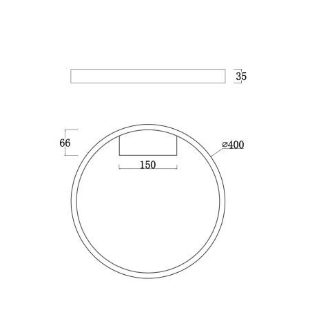 Lampa sufitowa Rim MOD058CL-L25B4K - Maytoni