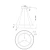 Lampa wisząca RING – Rim MOD058PL-L74BS4K - Maytoni