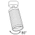 Lampa sufitowa Focus Design C034CL-01G - Maytoni