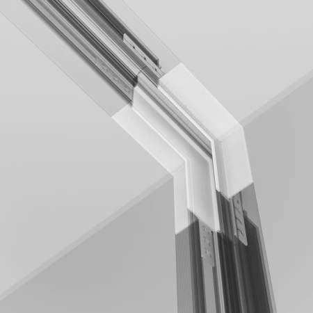 Łącznik narożny ściana/sufit do szyn podtynkowych EXILITY TRA034ICL-42.12W - Maytoni