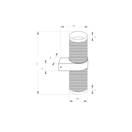 Kinkiet Focus Design C069WL-02MG - Maytoni