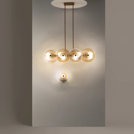 Lampa designerska wisząca ASTER MOD007PL-08G1 - Maytoni