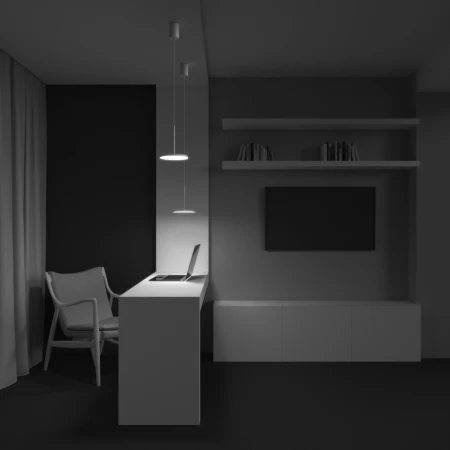 Lampa wisząca Plato P076PL-L12W3K-W- Maytoni