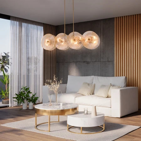 Lampa designerska wisząca ASTER MOD007PL-08G1 - Maytoni