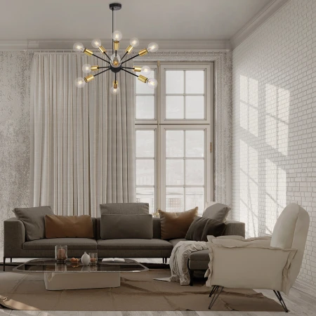 Lampa loft wisząca JACKSON T546PL-12B - Maytoni