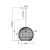Lampa wisząca Cane MOD204PL-01B- Maytoni