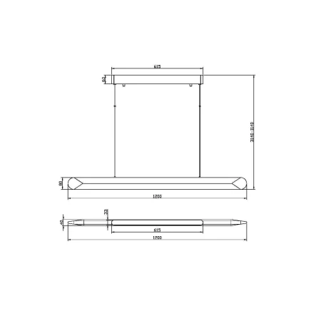 Lampa wisząca Motion MOD276PL-L40W3K- Maytoni