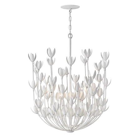 Lampa wisząca metalowa biała 6-punktowa QN-FLORA6-WHT z serii FLORA
