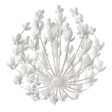 Lampa wisząca metalowa biała 6-punktowa QN-FLORA6-WHT z serii FLORA