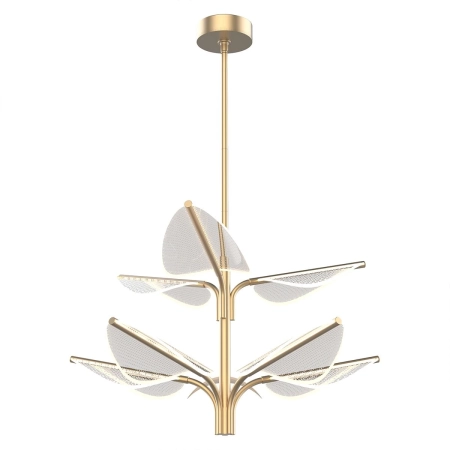 Lampa wisząca złota metalowa 79cm QN-FLORIANA-8P-L-NBR z serii Floriana