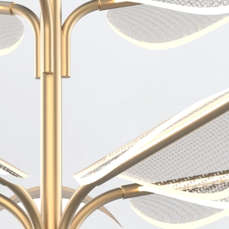 Lampa wisząca złota metalowa 79cm QN-FLORIANA-8P-L-NBR z serii Floriana
