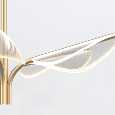 Lampa wisząca metalowa złota 79cm QN-FLORIANA-P-S-NBR z serii Floriana