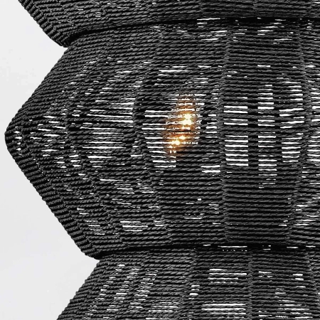Lampa wisząca metalowa czarna 10-punktowa QN-LUCA-10P-BK-BK z serii LUCA
