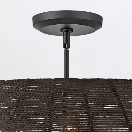 Lampa wisząca metalowa czarna 5-punktowa QN-LUCA-5P-M-BK-BK z serii LUCA