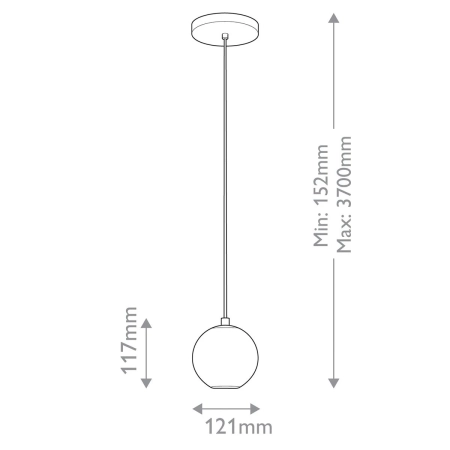 Lampa wisząca metalowa mosiężna ze szkłem QN-MARNI-1P-NBR z serii MARNI