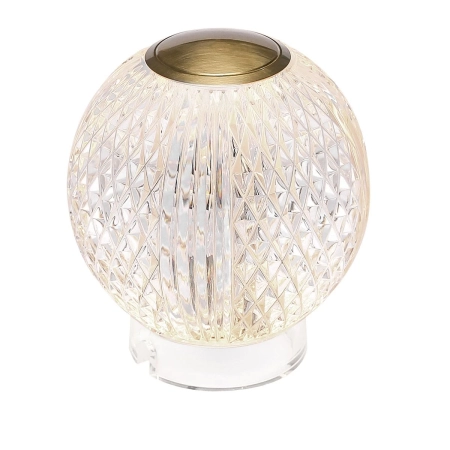Lampa stołowa mosiężna ładowana USB QN-MARNI-TL-S-NBR z serii MARNI