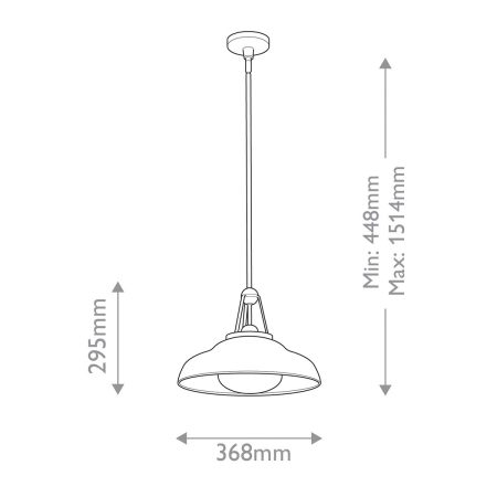 Lampa wisząca metalowa czarna ze szklanym kloszem QN-PALMETTO-P-M-UBZ z serii Palmetto