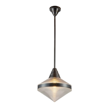 Lampa wisząca metalowa czarno-brązowa 34cm QN-WILLARD-P-UBZ-PG z serii WILLARD