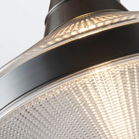 Lampa wisząca metalowa czarno-brązowa 34cm QN-WILLARD-P-UBZ-PG z serii WILLARD