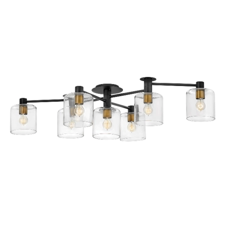 Lampa sufitowa designerska AXEL QN-AXEL7-BK - Quintiesse