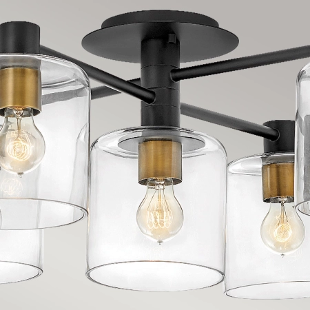 Lampa sufitowa designerska AXEL QN-AXEL7-BK - Quintiesse