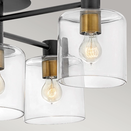 Lampa sufitowa designerska AXEL QN-AXEL7-BK - Quintiesse