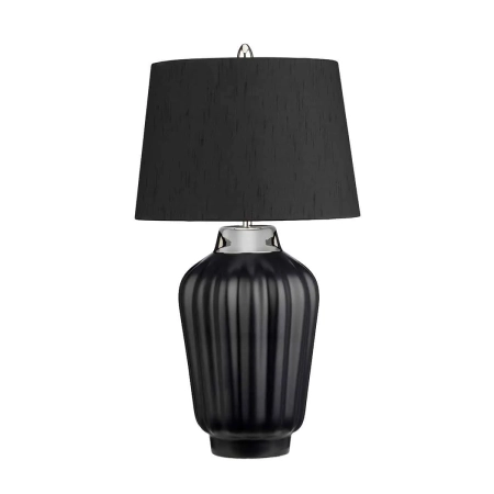 Lampa stołowa Bexley czarna/ polerowany nikiel QN-BEXLEY-TL-BKPN - Quintiesse
