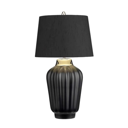 Lampa stołowa Bexley czarna/ polerowany nikiel QN-BEXLEY-TL-BKPN - Quintiesse