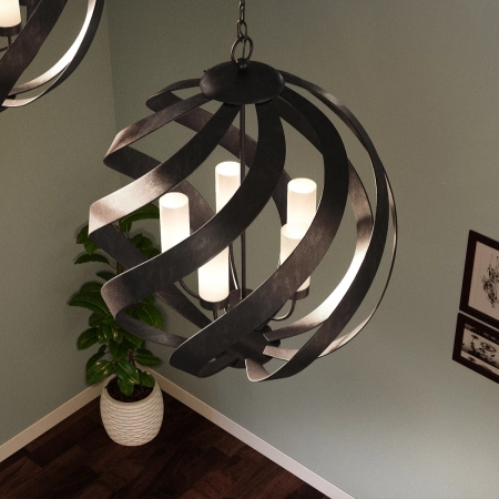 Lampa wisząca zewnętrzna BLACKSMITH QN-BLACKSMITH-5P-OBK - Quintiesse
