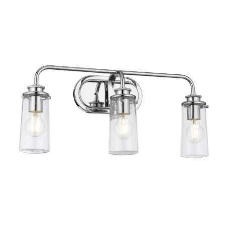 Kinkiet designerski Braelyn polerowany chrom QN-BRAELYN3-PC - Quintiesse