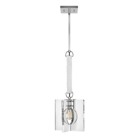 Lampa stylowa wisząca Ludlow polerowany nikiel QN-LUDLOW-1P-PN - Quintiesse