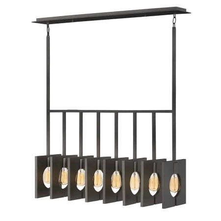 Lampa stylowa wisząca Ludlow grafit QN-LUDLOW8-GR - Quintiesse
